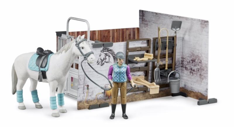 Bruder Accessories BWorld Horse Barn Set